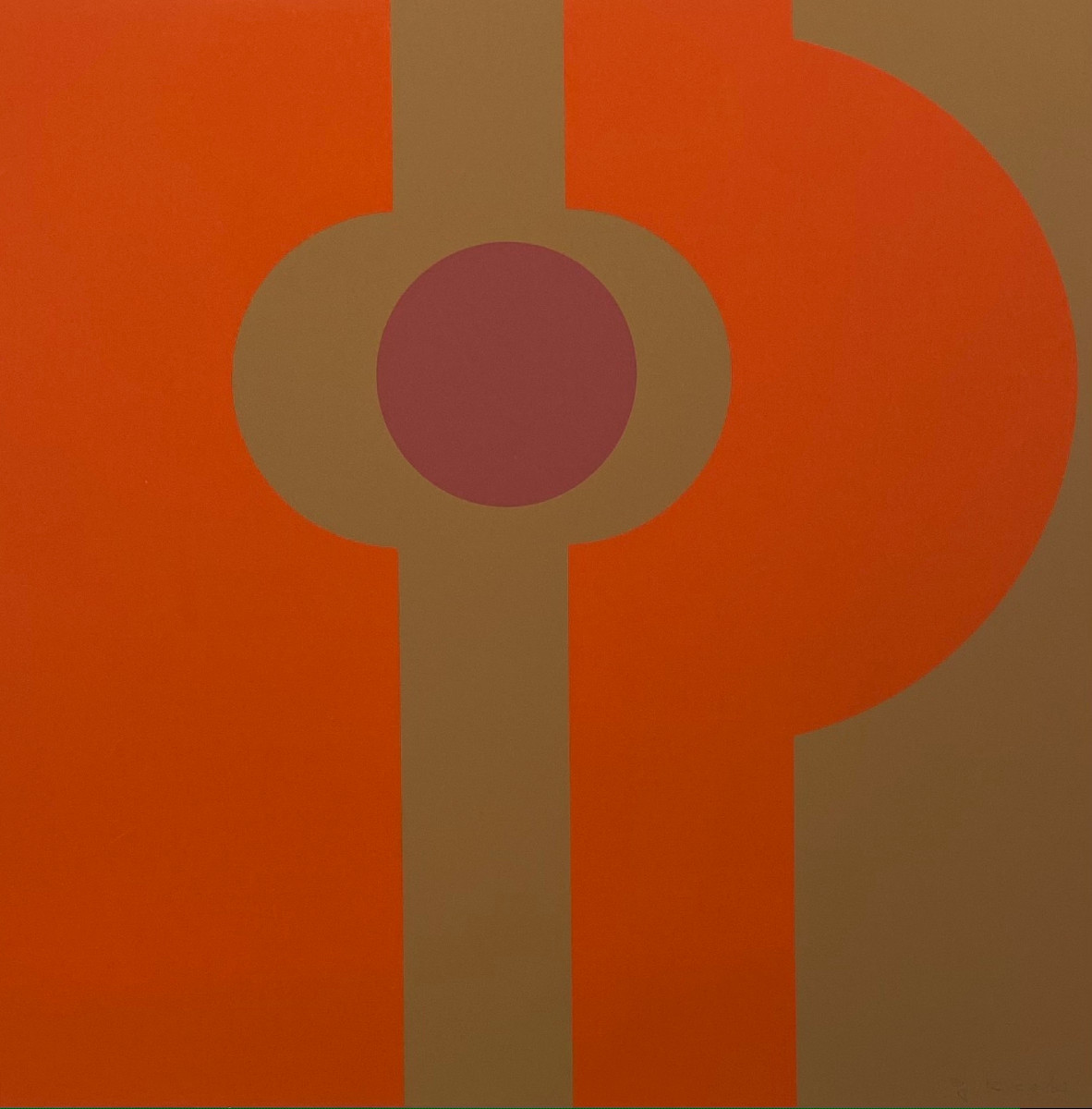 Serigraph Signed By De Beck Gerlinde: Moon