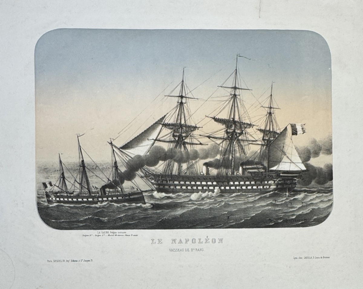 Lithographie de  LE BRETON : LE NAPOLEON 