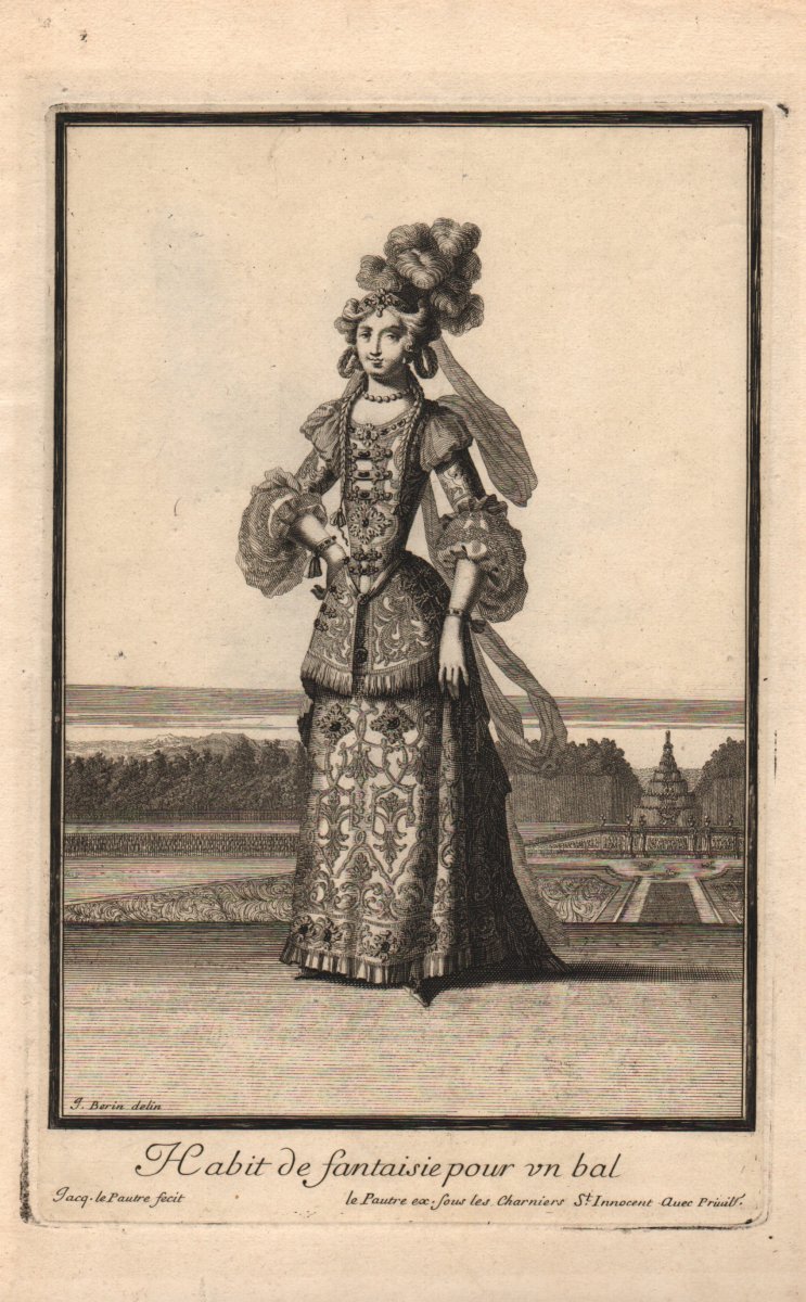 Jacques Lepautre: Dancer In Costume Of Fantasy