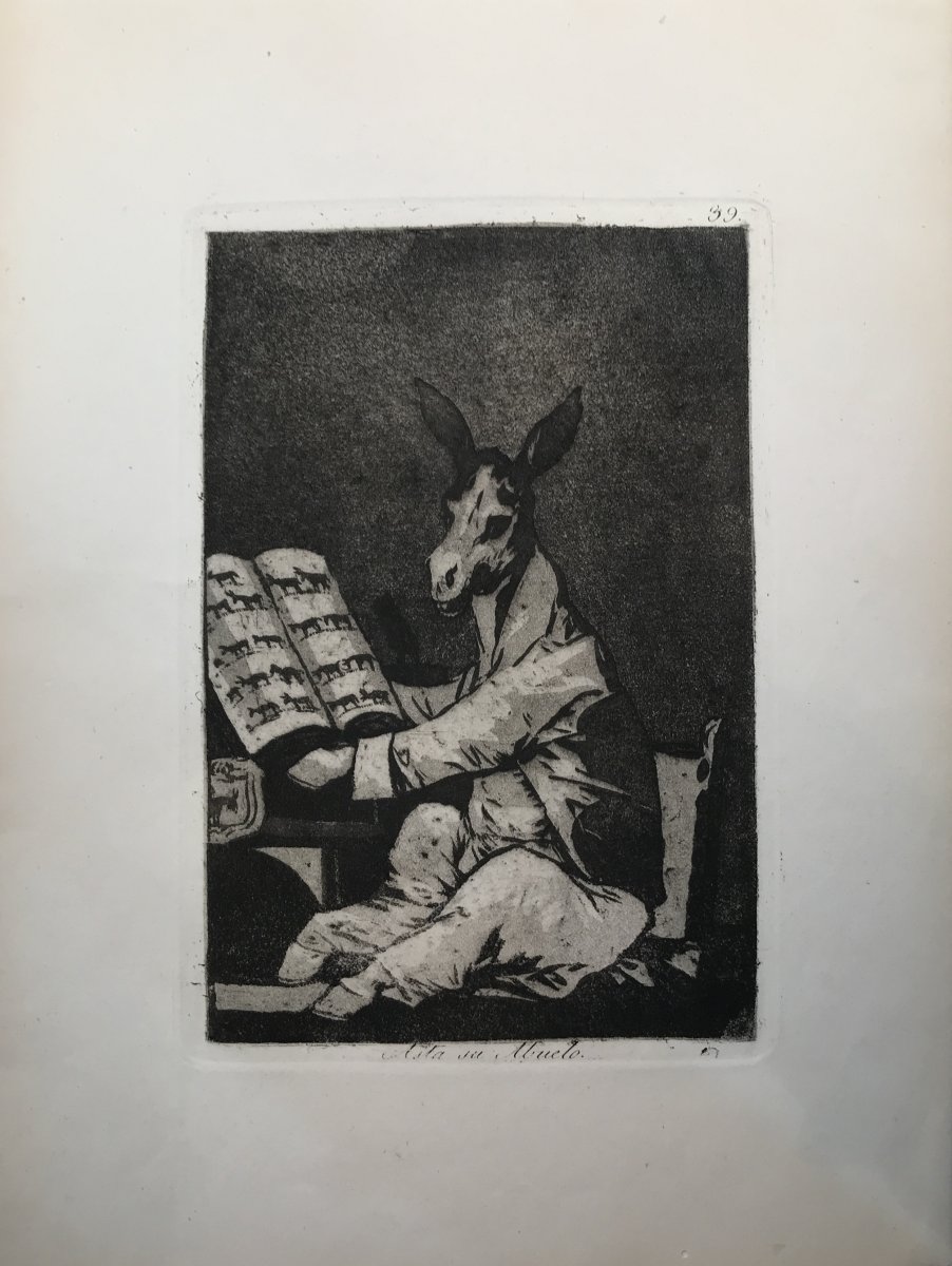 Goya Aquatint : Asta Su Habuelo-photo-2
