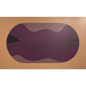 Sérigraphie de H.Grosse : Wave, vague