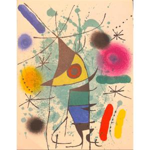 Lithographie originale de Joan Miro