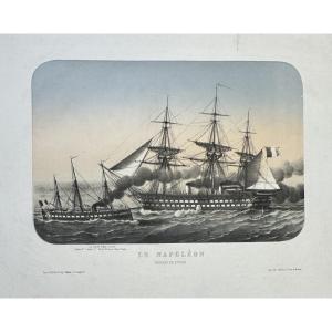 Lithographie de  LE BRETON : LE NAPOLEON 