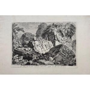 18th-century Engraving By Piranesi: Ara Antica