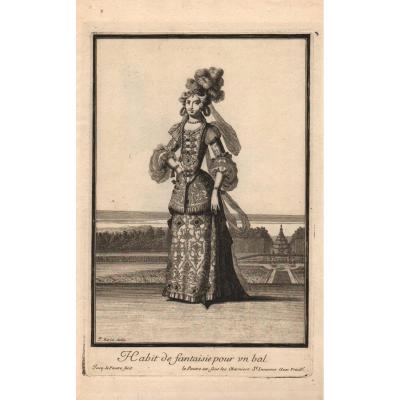 Jacques Lepautre: Dancer In Costume Of Fantasy