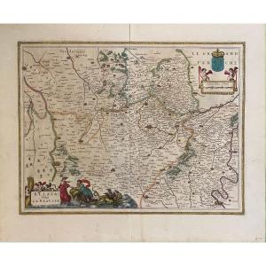 17th Century Map After Blaeu: Belsia Vulgo La Beausse (beauce)