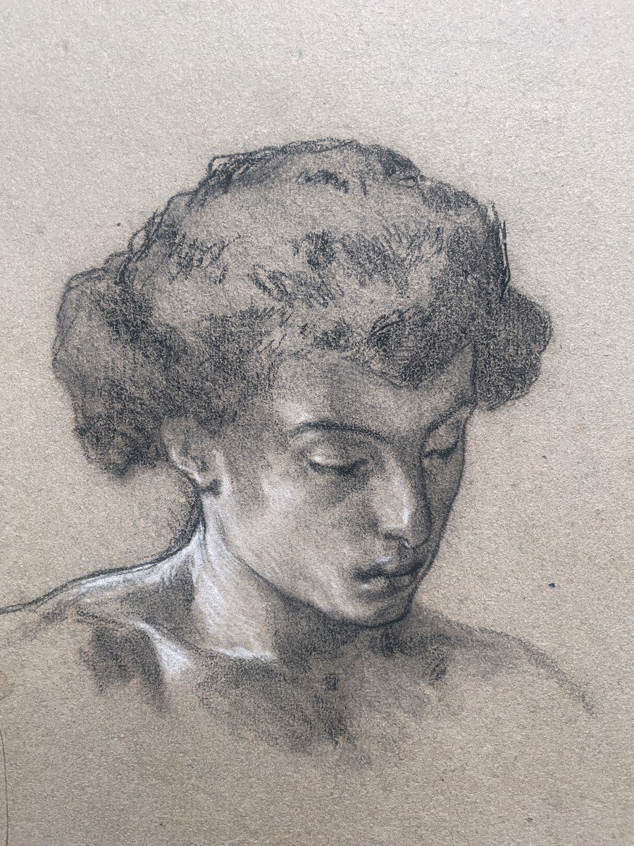 Portrait De Jeune Homme - Dessin De Léon Charles Vinit - 1846 - Orientalisme