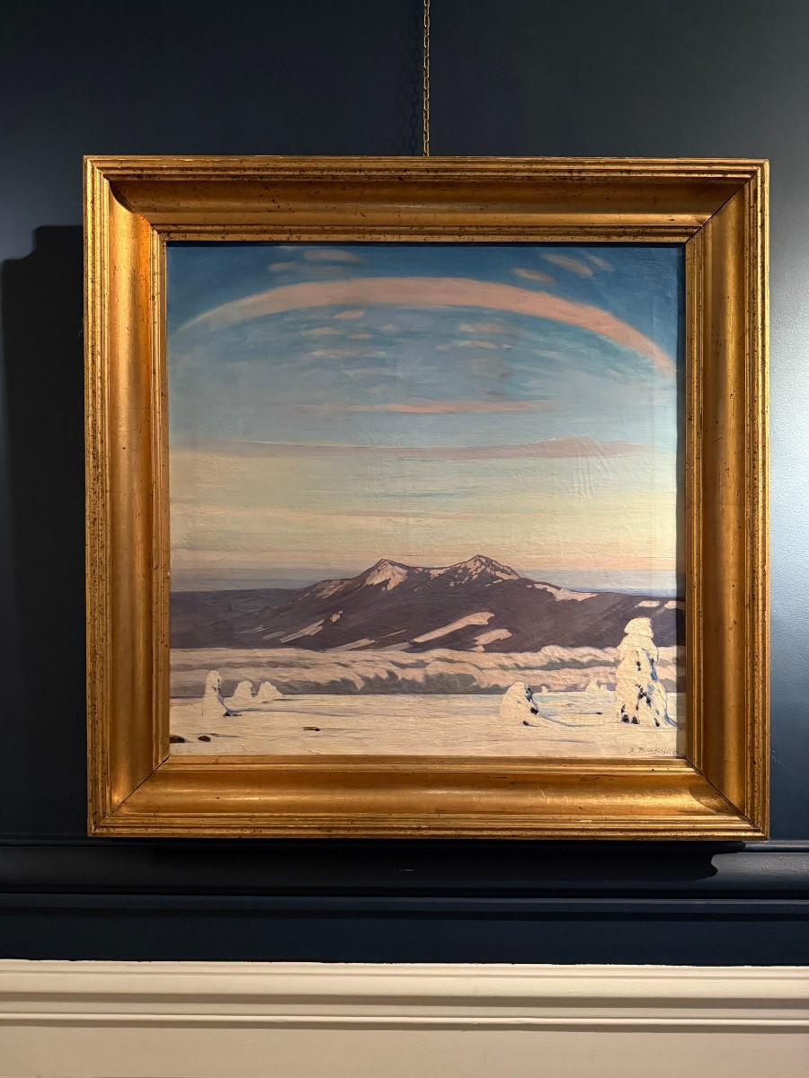 Mountain Landscape - Richard Birnstengel - Snow-covered Peaks - 