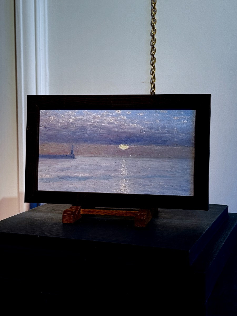 Gabriel Marie Biessy - Sunrise Off The Coast Of Dakar - Senegal - Africa - Located  - C. 1905-photo-2