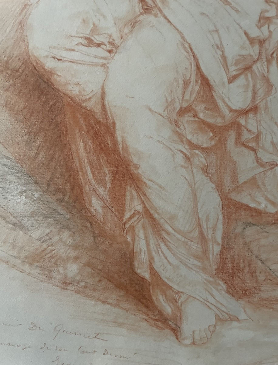 Jean-ernest Aubert (1824-1906) Sappho - 1874 - Drawing -photo-4