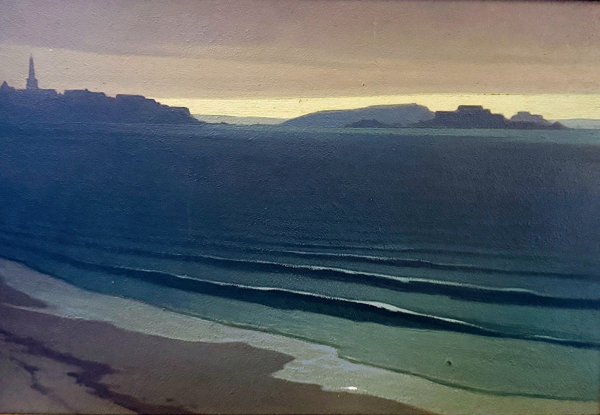 Lucien-marie Pillot - Saint-malo, Last Light - Around 1940 - Brittany