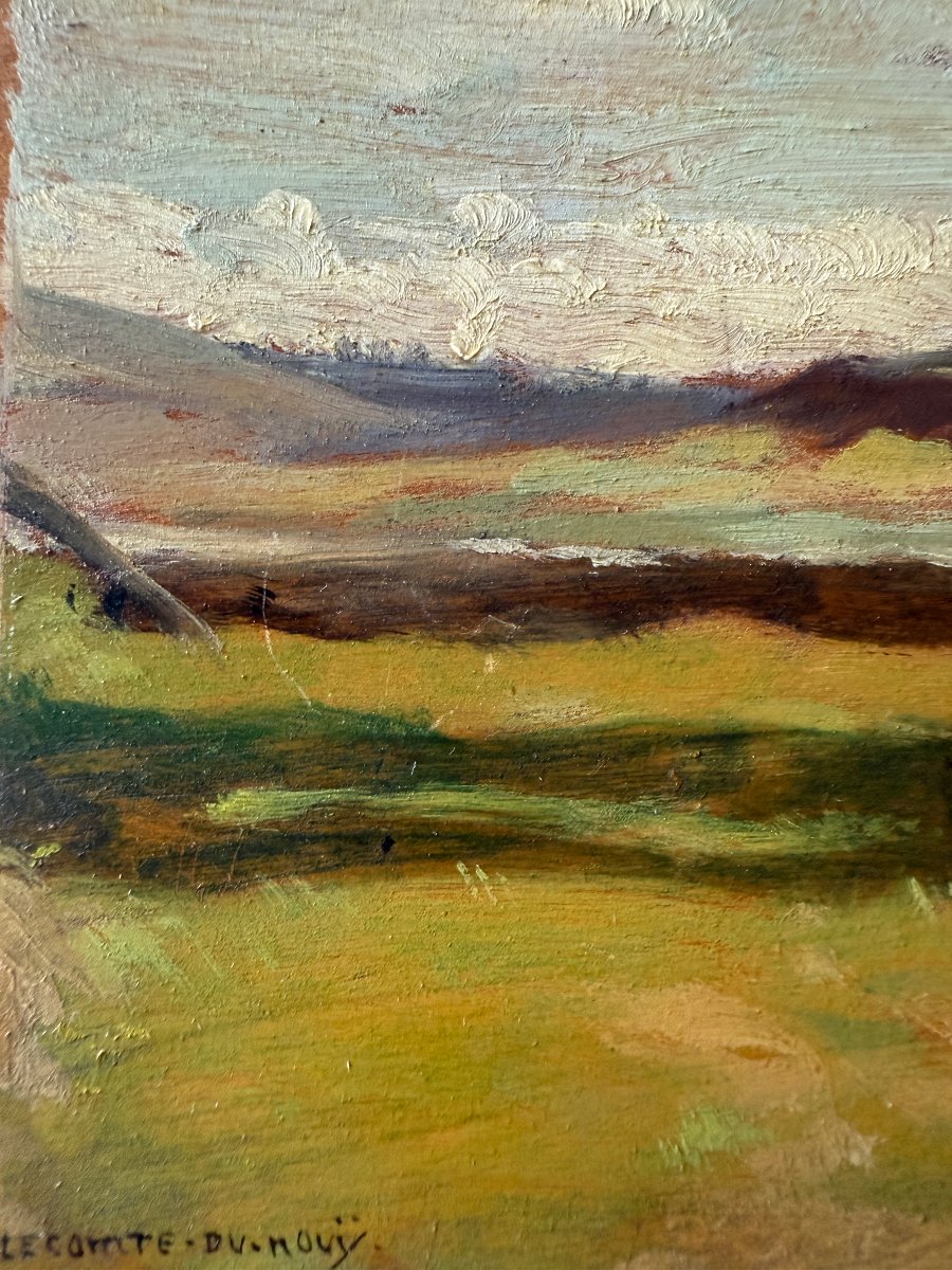 Jean LECOMTE DU NOÜY - Paysage à la croix celtique - -photo-2