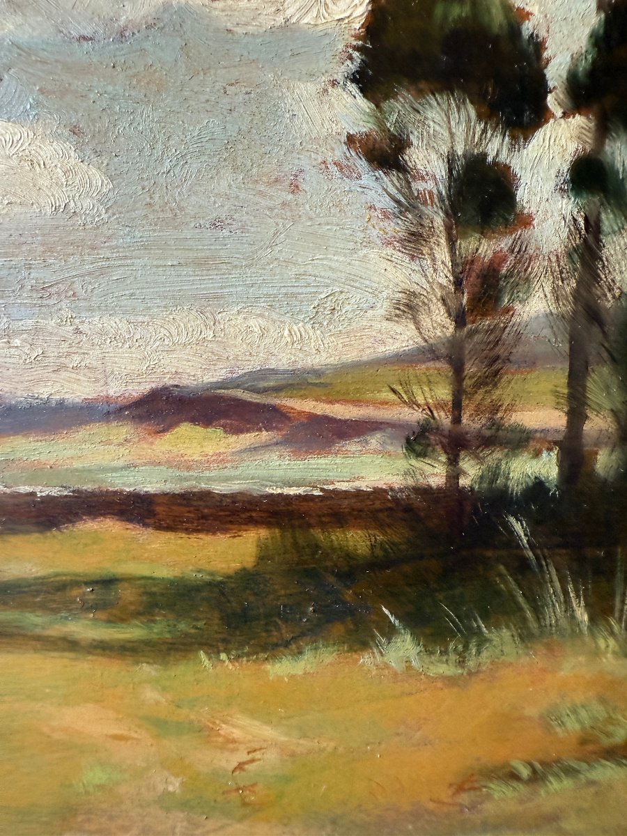 Jean LECOMTE DU NOÜY - Paysage à la croix celtique - -photo-3