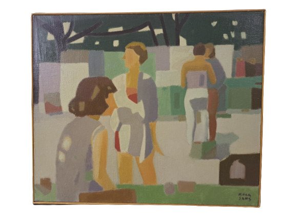 Joan Carles Roca Sans (barcelona 1946), Cadaques  1983  (h 46 Cm / W 55 Cm)