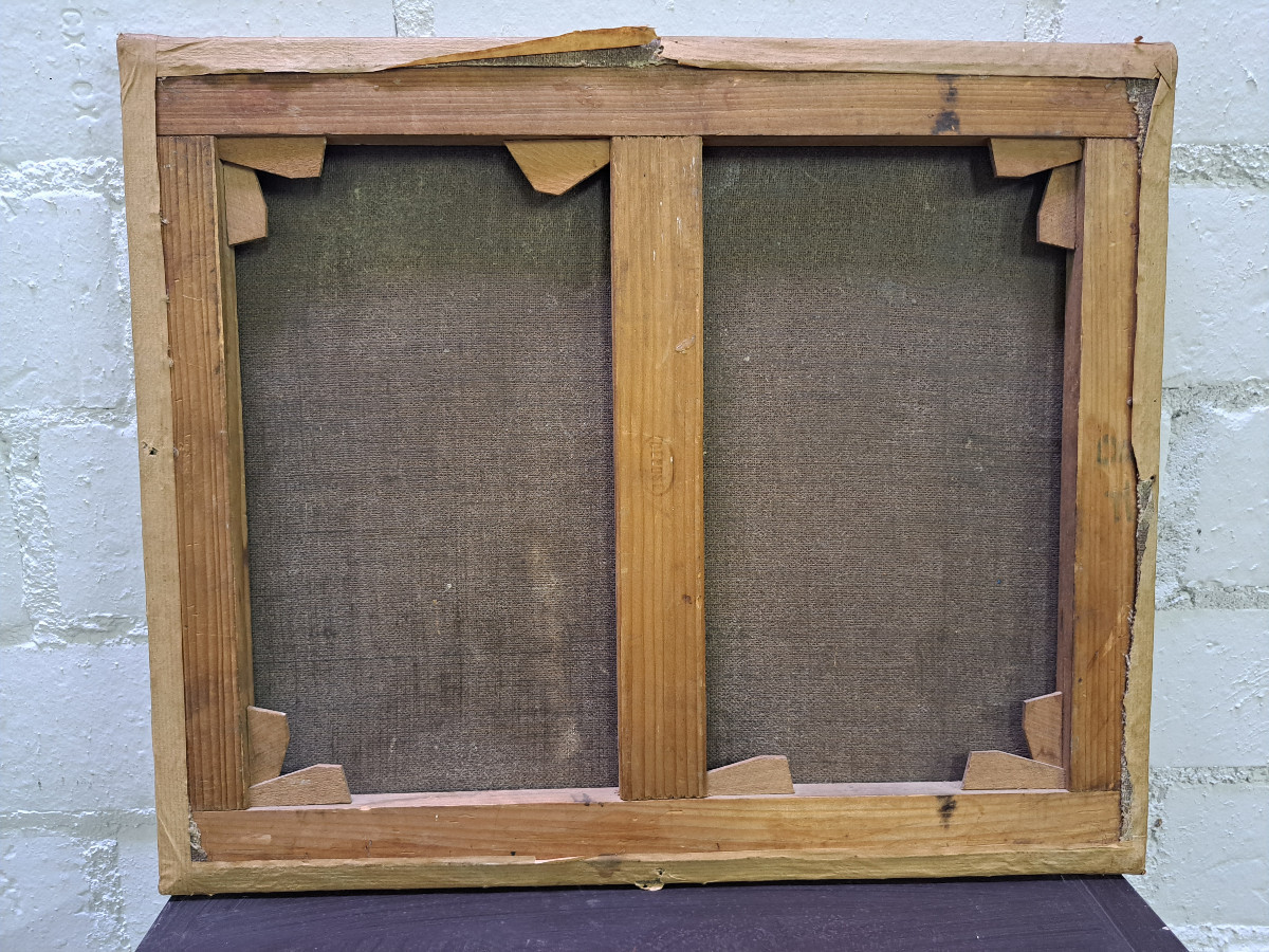 Ecole française XIXè, Scène de basse-cour H 38 cm L 46 cm-photo-4