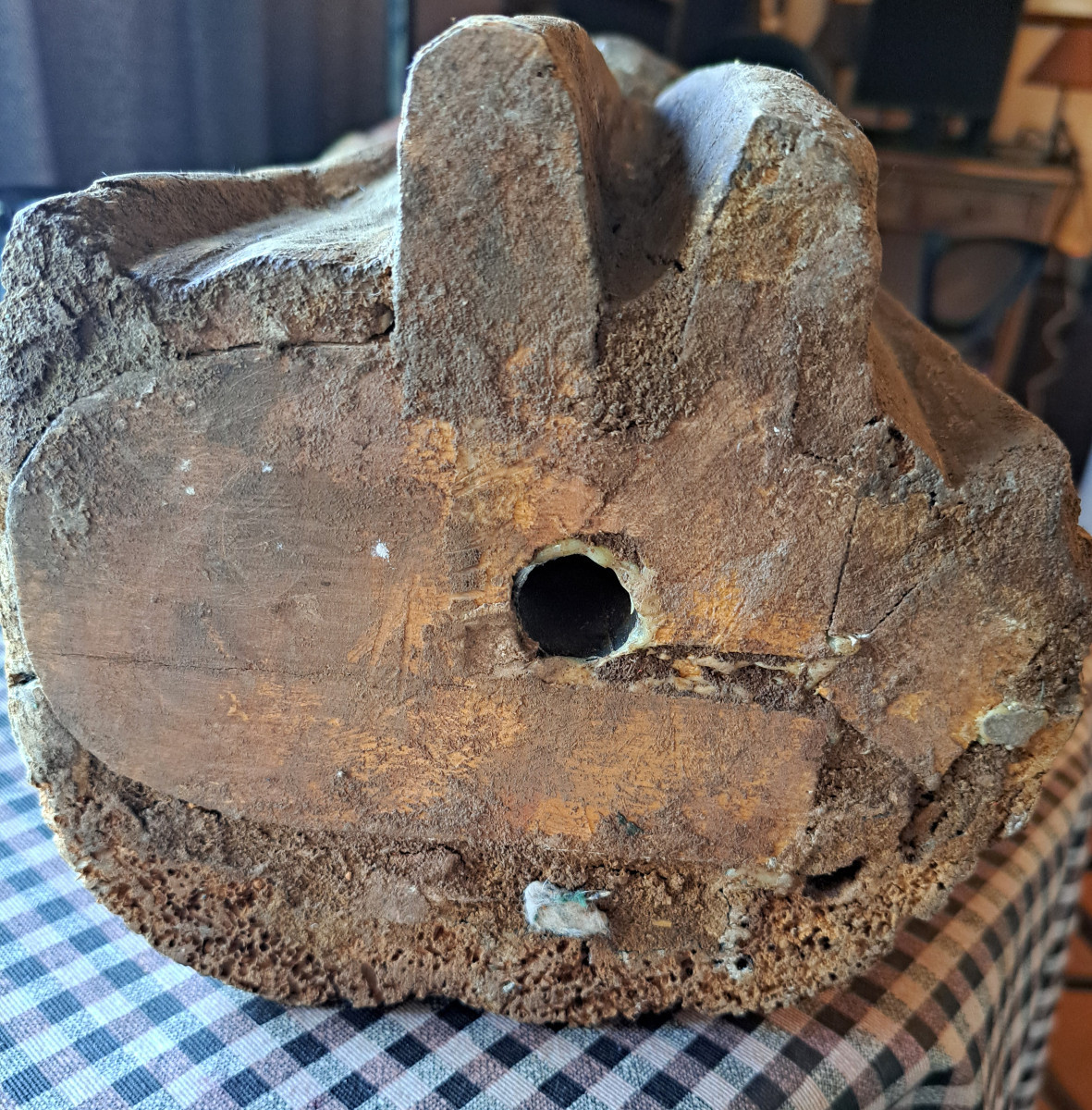 France, XVè, Sculpture en bois de Sainte Marie Madeleine  H 72 cm-photo-8