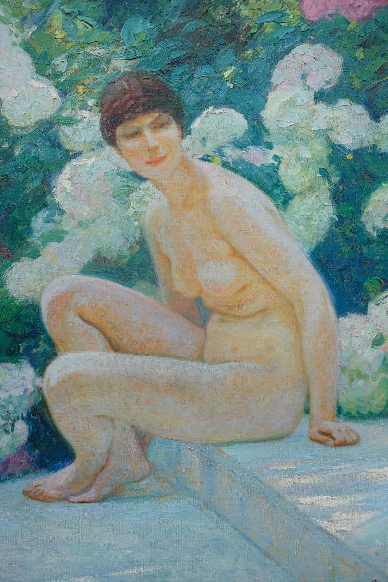 Baigneuse De Octave Denis Victor Guillonnet 1872-1967-photo-2