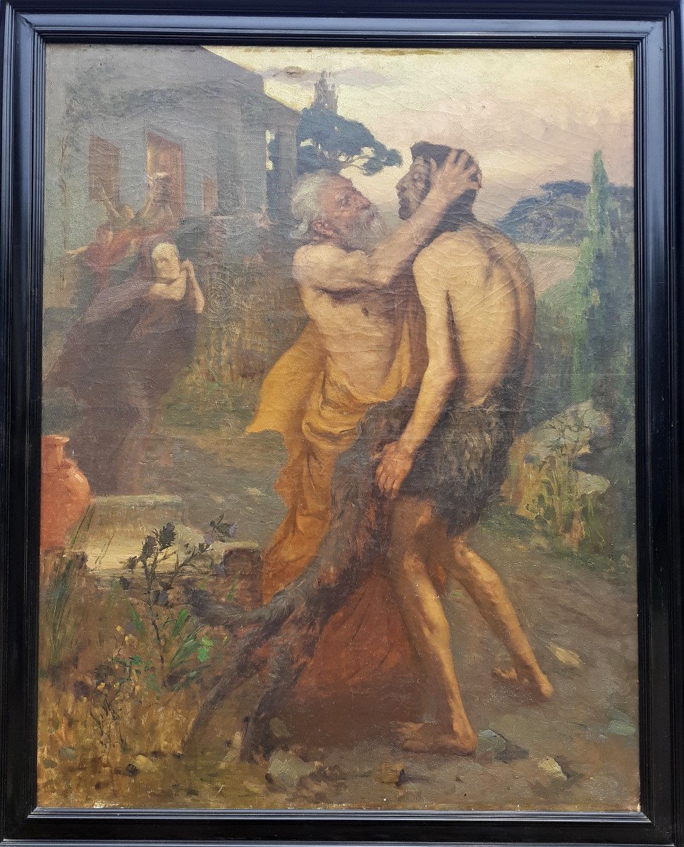 Charles-René Darrieux (1879-1958) Le Retour Du Fils Prodigue (146 X 114 cm)