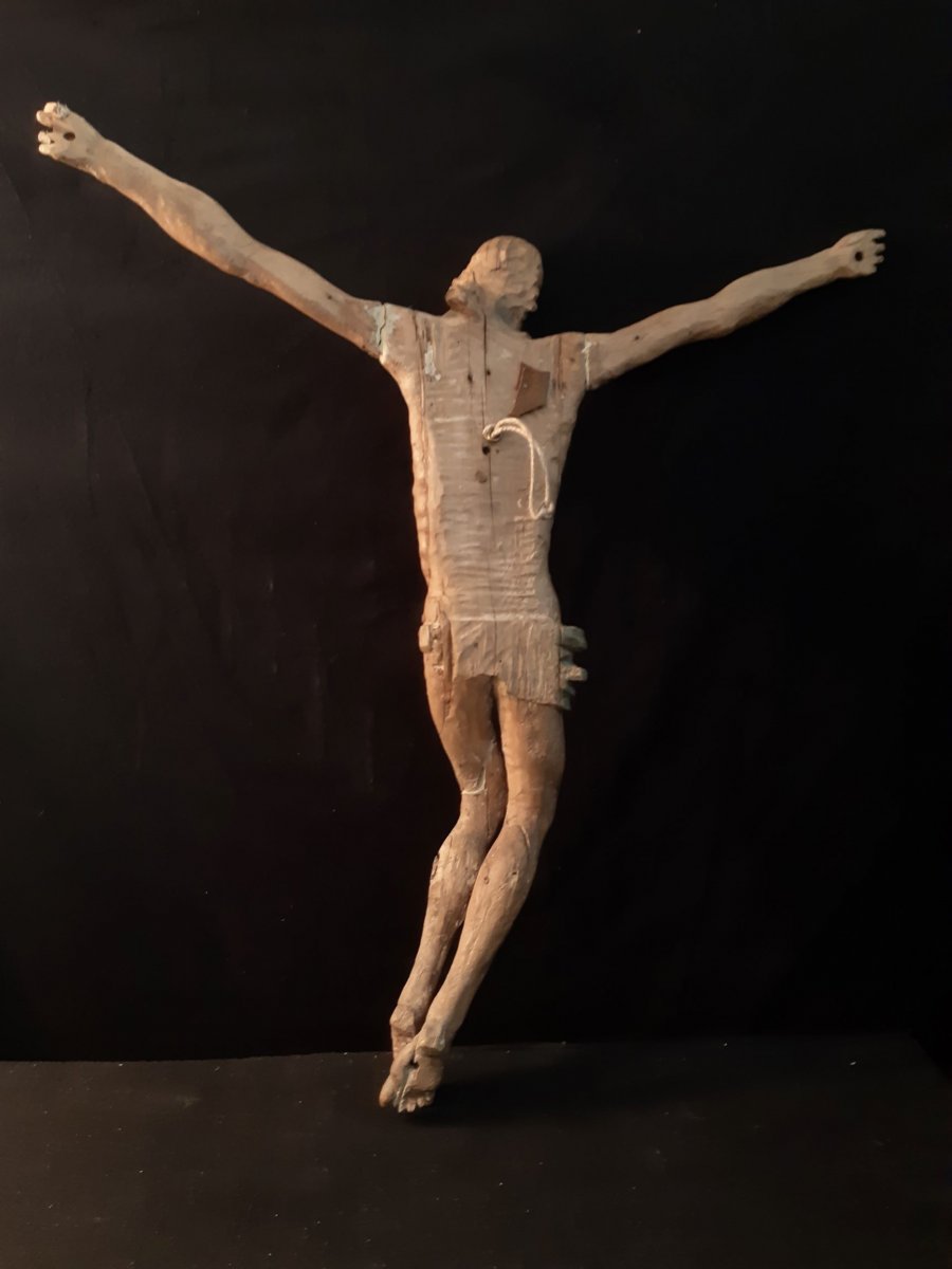 Large Corpus Christi In Wood, Germany XVIth (h 93 Cm L 85 Cm)-photo-6