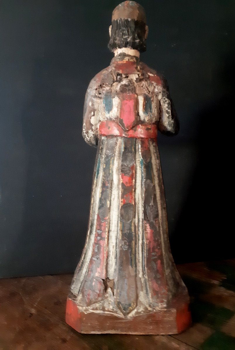 Sculpture Of Young Nineteenth Choir Child (h 47 Cm)-photo-6