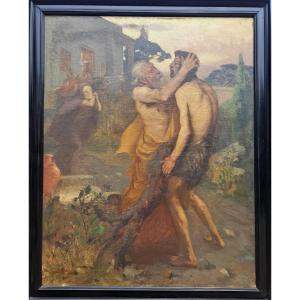 Charles-René Darrieux (1879-1958) Le Retour Du Fils Prodigue (146 X 114 cm)