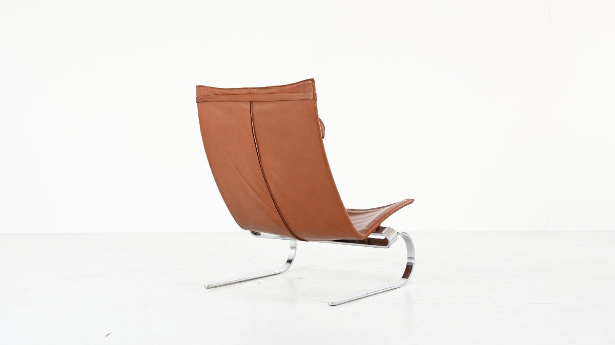 Poul Kjaerholm, Pk20 Lounge Chair Pour E. Kold Christensen-photo-3