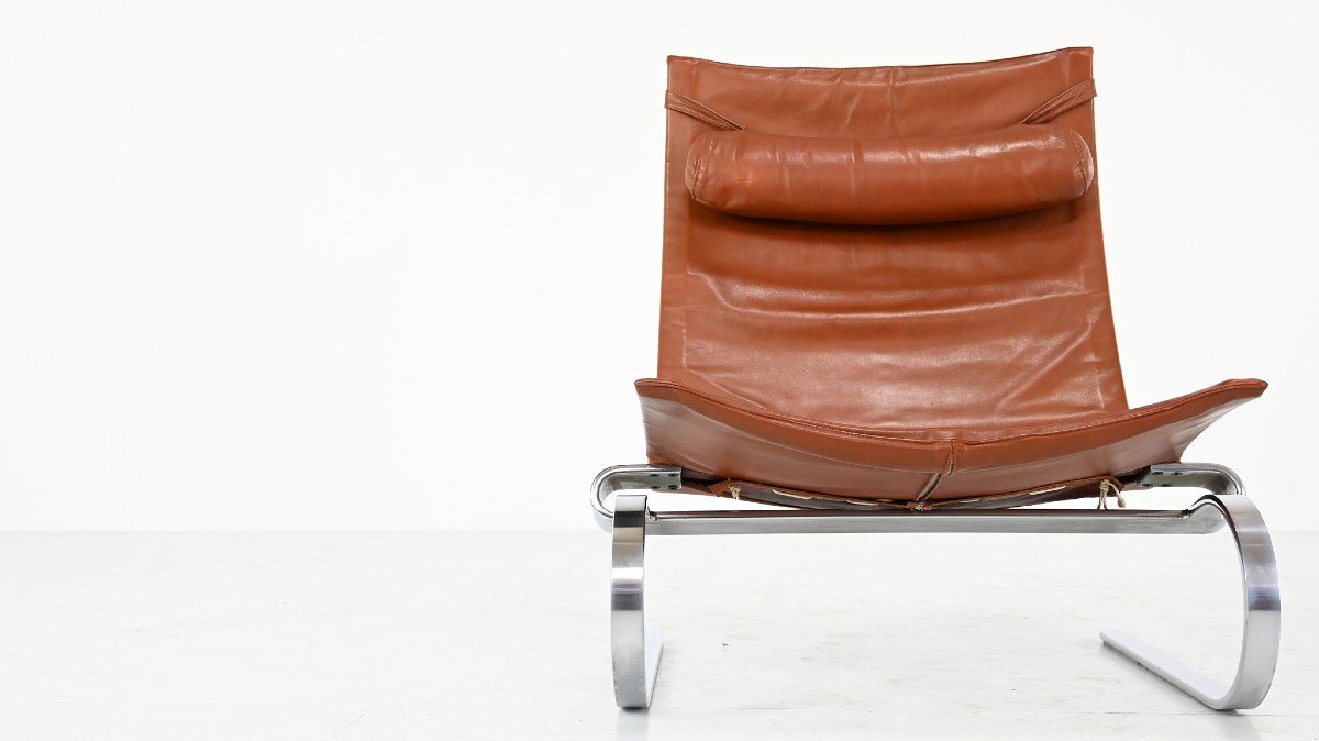 Poul Kjaerholm, Pk20 Lounge Chair Pour E. Kold Christensen-photo-4