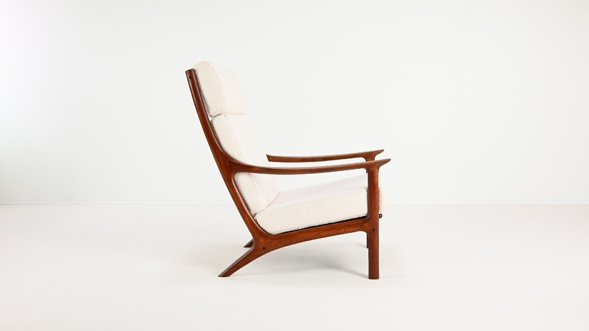 Edvard Valentinsen, Paire De Fauteuils, Danemark, C.1960-photo-3