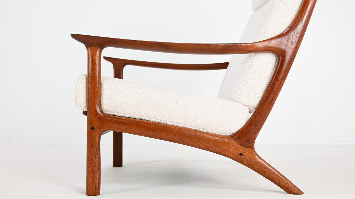 Edvard Valentinsen, Paire De Fauteuils, Danemark, C.1960-photo-6