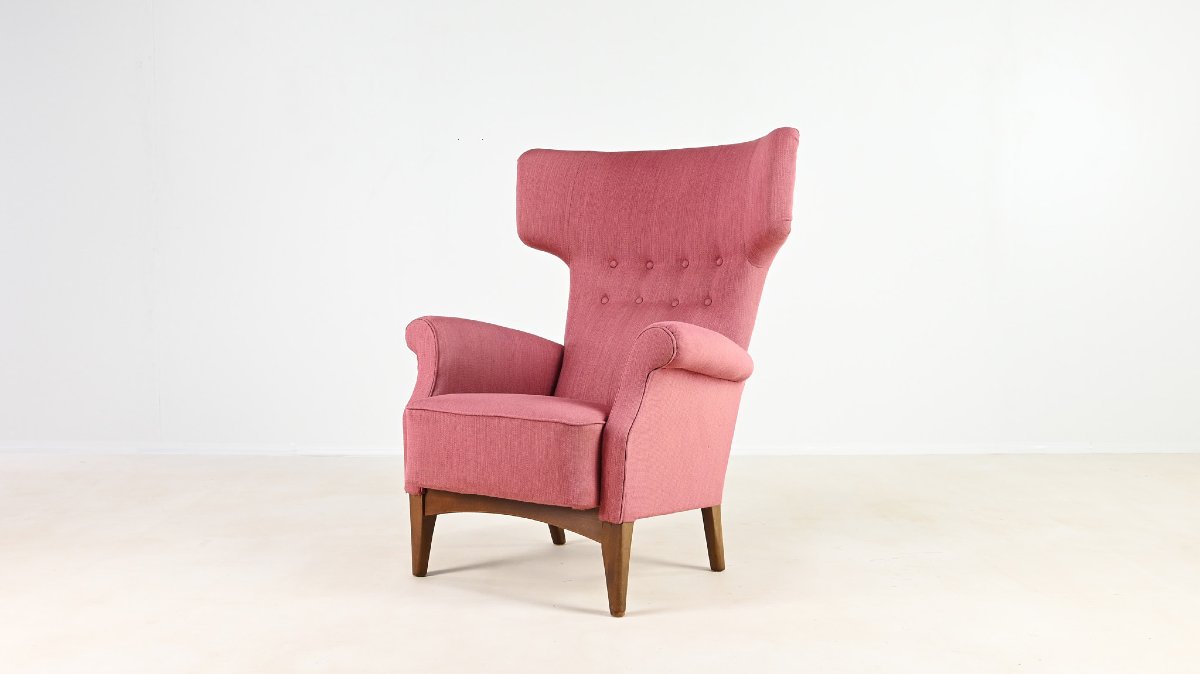 Fritz Hansen, Wingback Armchair Model ‘fh 8023’, Denmark C.1950-photo-2