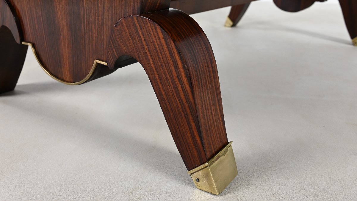 Art Deco Rosewood Dining Table. France, C. 1930-photo-3