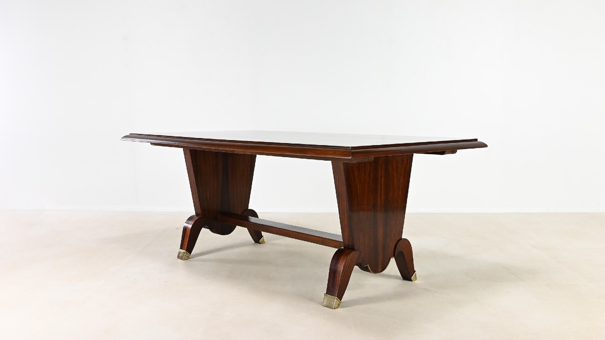 Art Deco Rosewood Dining Table. France, C. 1930