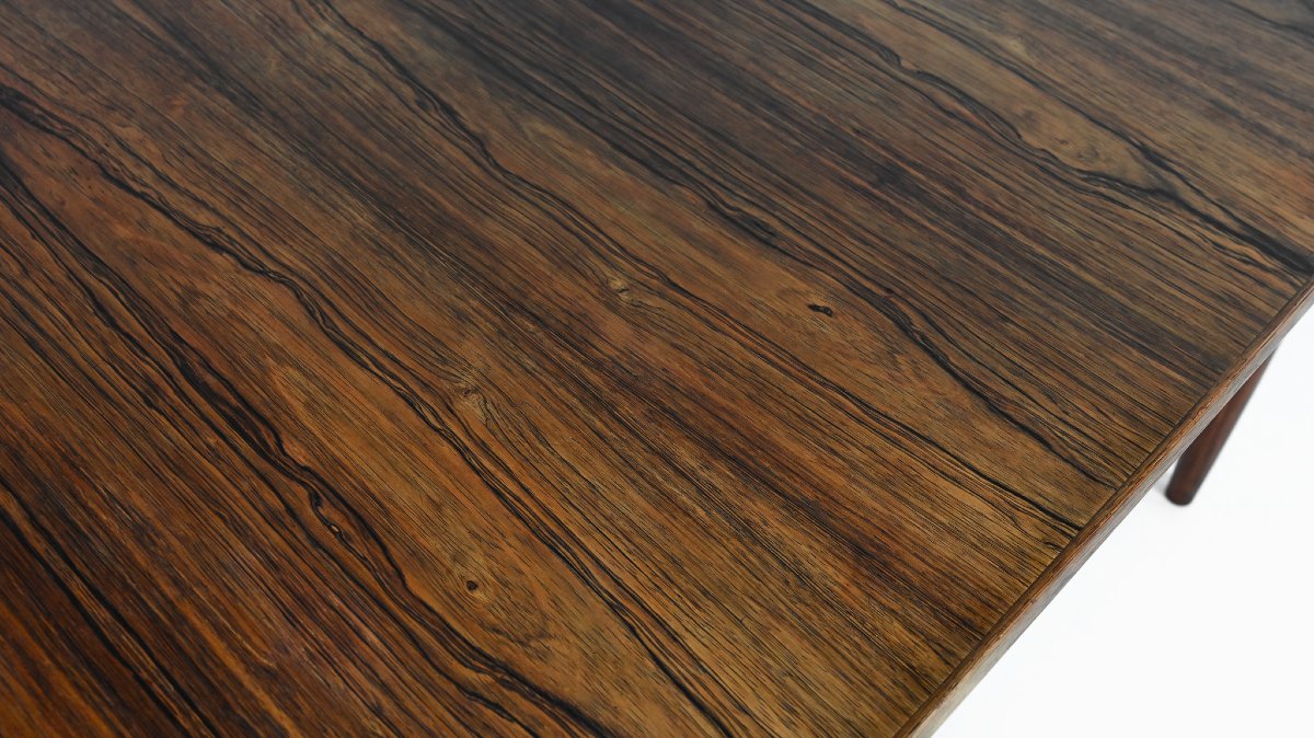 Scandinavian Design Rosewood Dining Table. C. 1960-photo-4