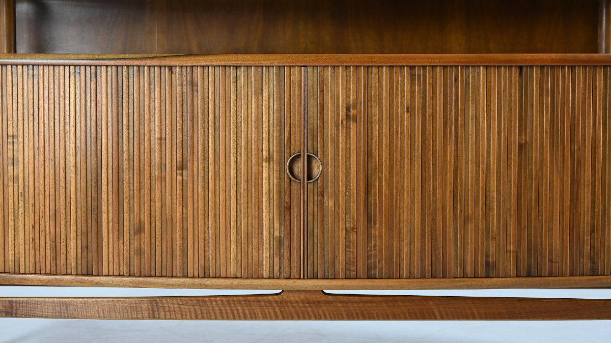 Kurt Olsen, Buffet En Noyer Pour A. Andersen & Bohm, C.1950-photo-2