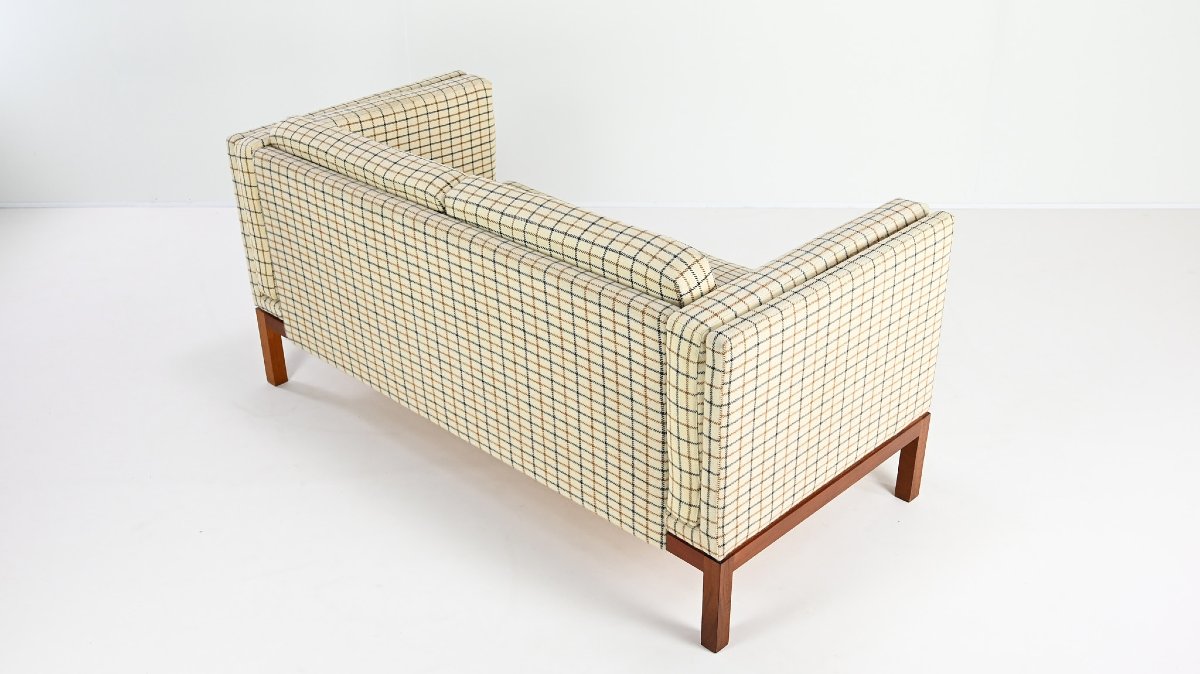 Scandinavian Design Sofa, Wool And Teak. Denmark, C. 1960-photo-1