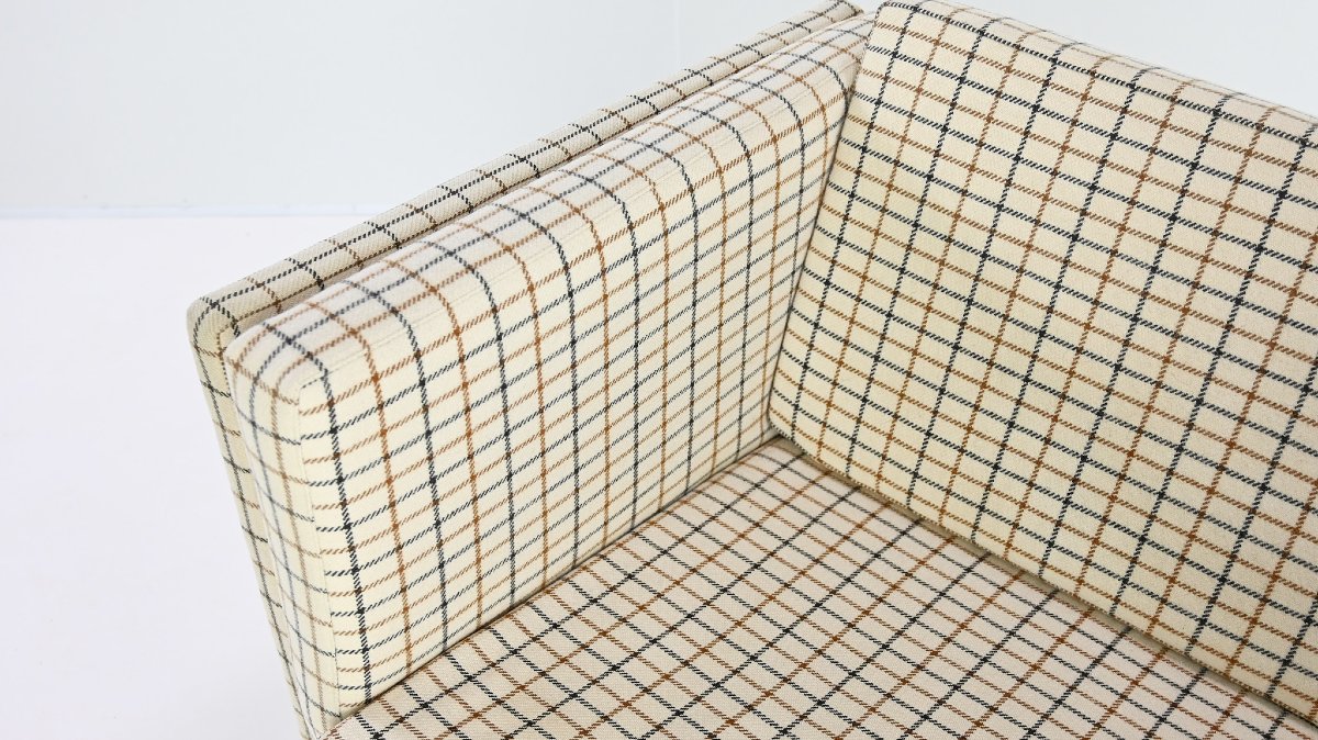 Scandinavian Design Sofa, Wool And Teak. Denmark, C. 1960-photo-4