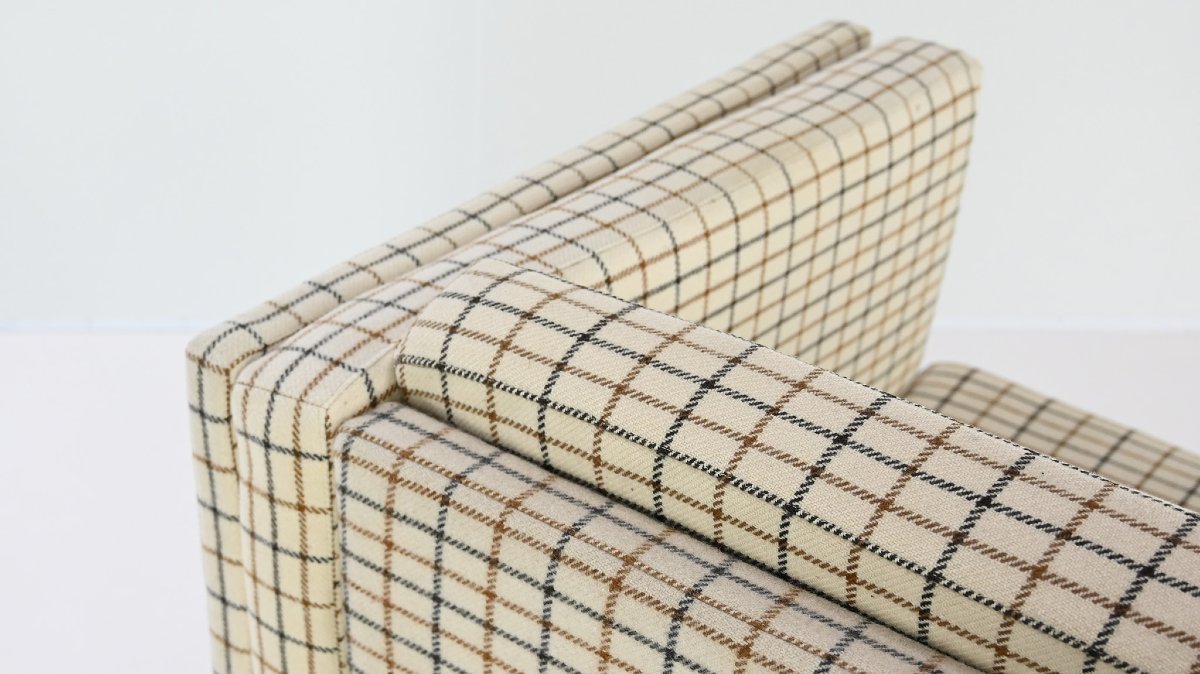 Scandinavian Design Sofa, Wool And Teak. Denmark, C. 1960-photo-8