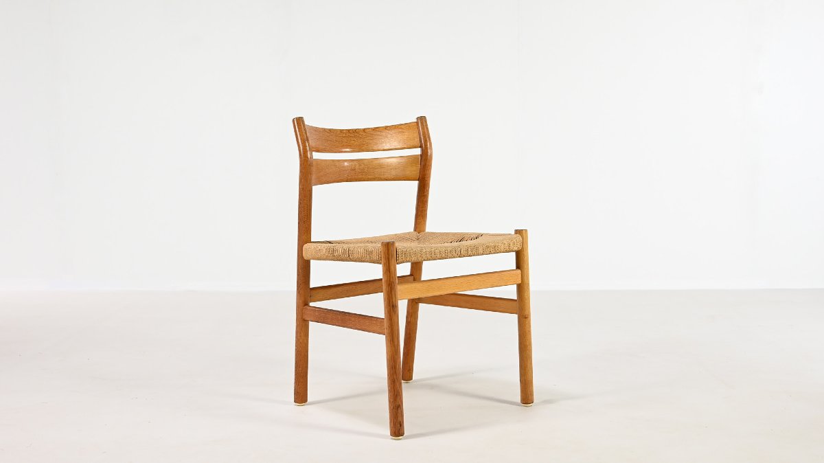 Børge Mogensen, Set Of 6 Bm-1 Chairs For Cm Madsens Møbelfabrik-photo-2