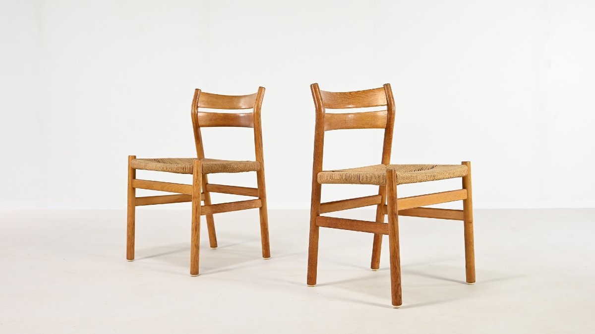 Børge Mogensen, Set Of 6 Bm-1 Chairs For Cm Madsens Møbelfabrik-photo-1