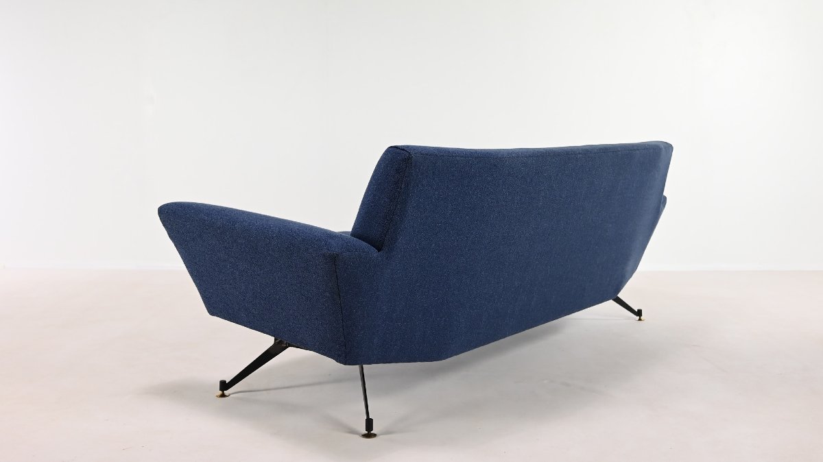 Lenzi, Three-seater Sofa. Italy, Circa 1950-photo-4
