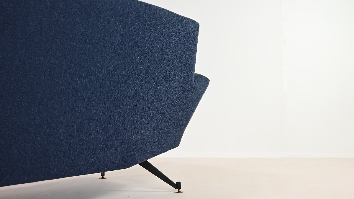 Lenzi, Three-seater Sofa. Italy, Circa 1950-photo-3