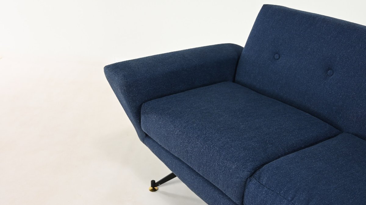 Lenzi, Three-seater Sofa. Italy, Circa 1950-photo-5