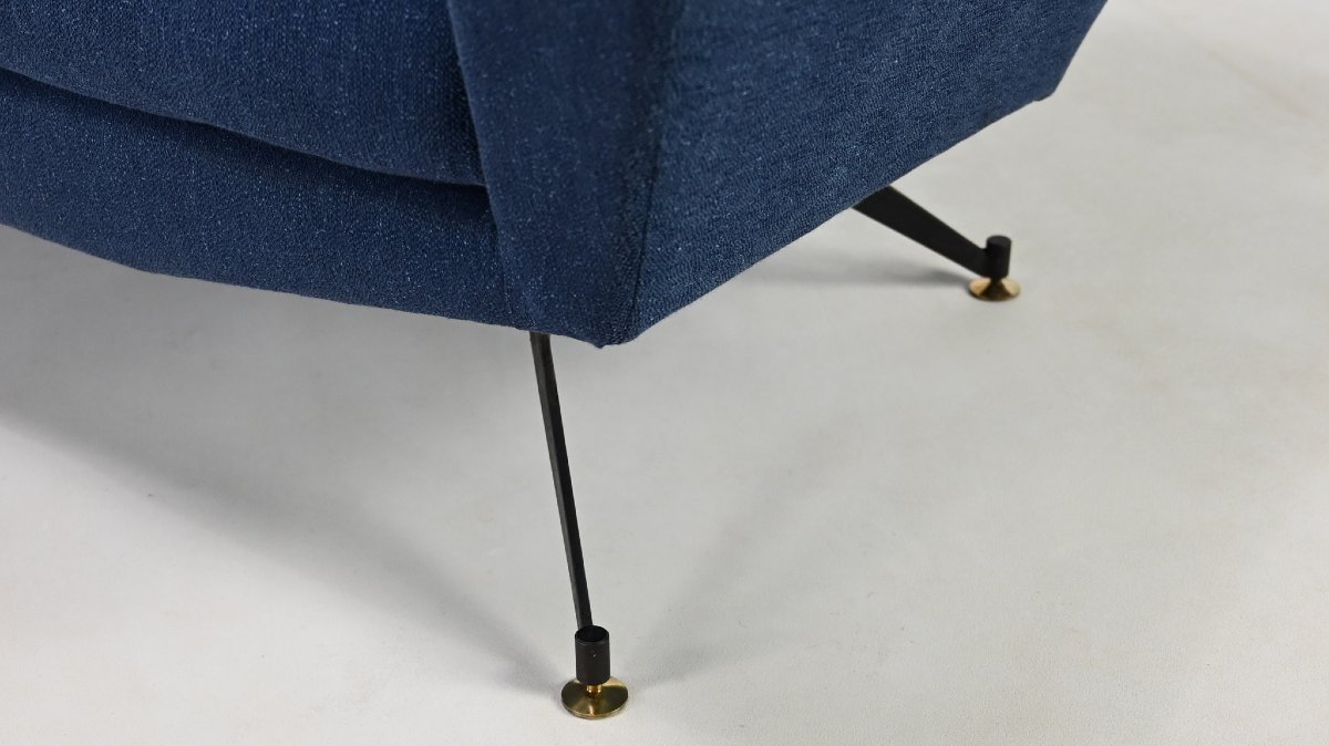Lenzi, Three-seater Sofa. Italy, Circa 1950-photo-6
