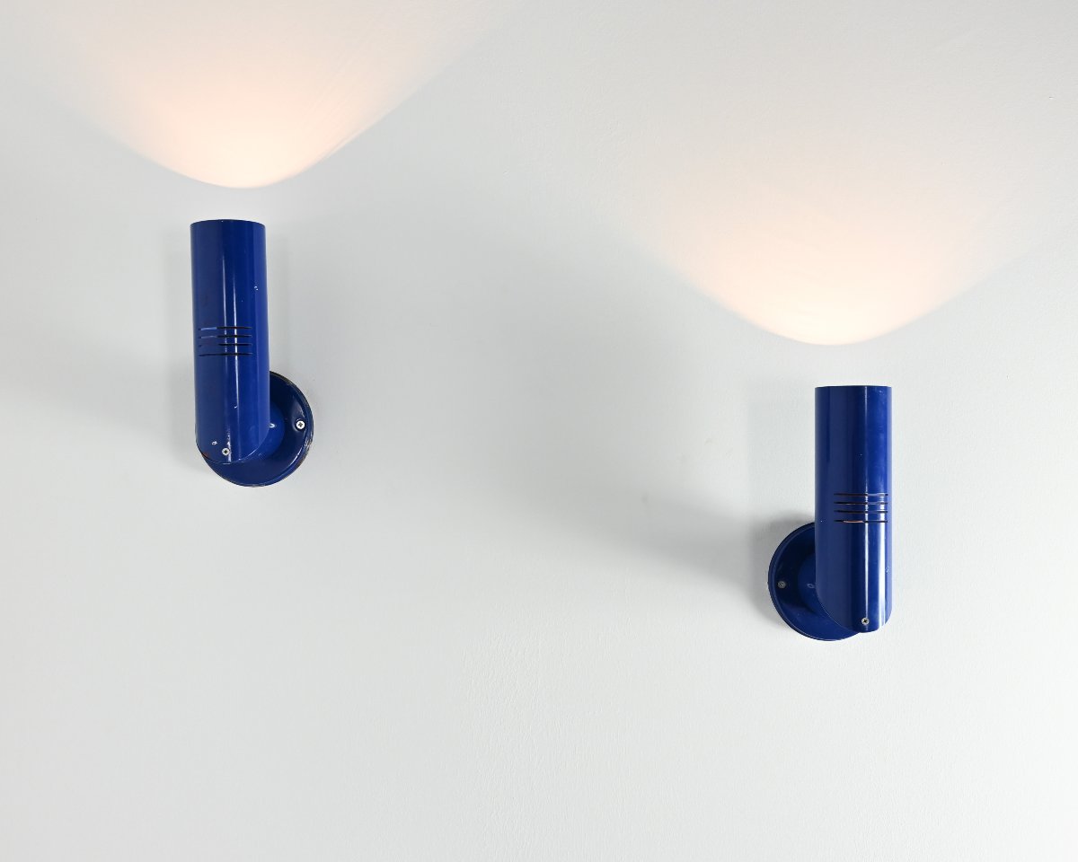 Paire d’appliques articulée, Goffredo Regianni. Italie C.1960-photo-3