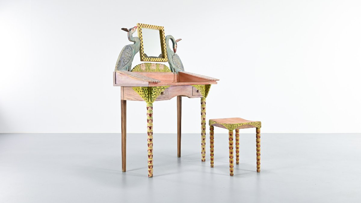 Gérard Rigot, Coiffeuse aux paons. France, 1992-photo-2