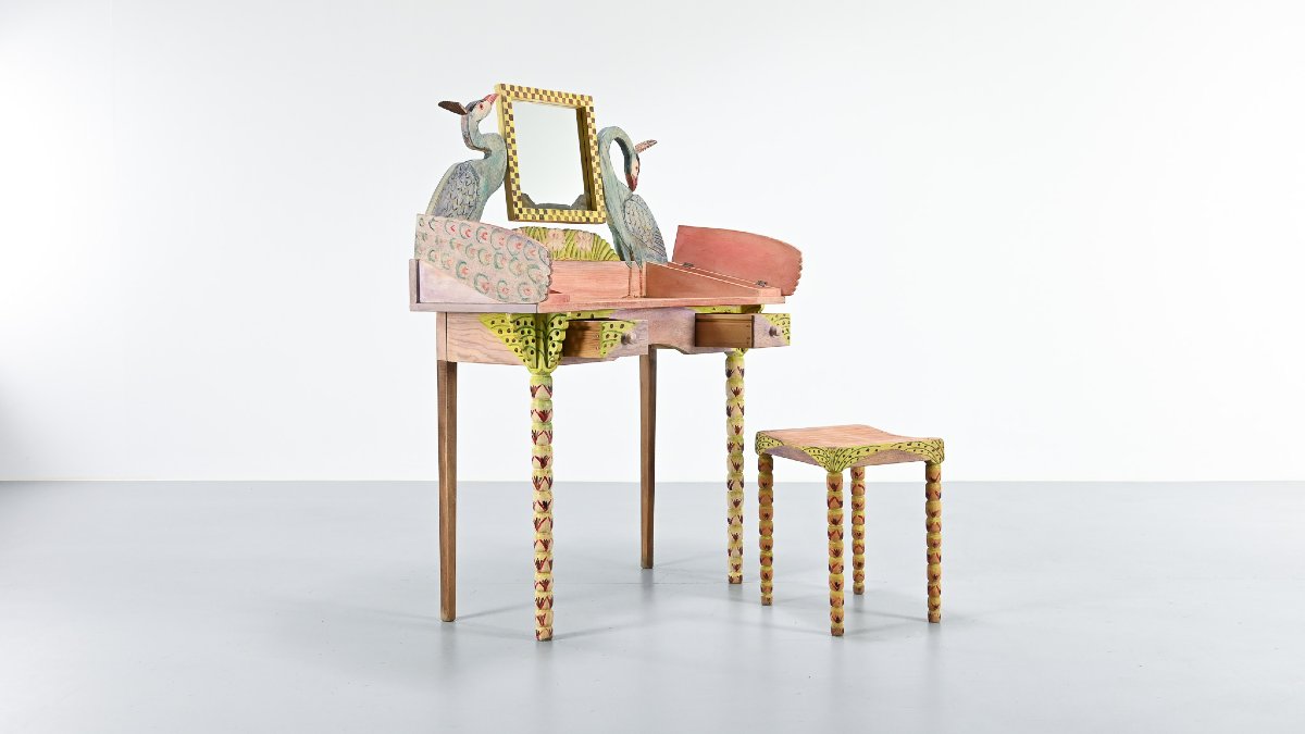 Gérard Rigot, Coiffeuse aux paons. France, 1992-photo-3