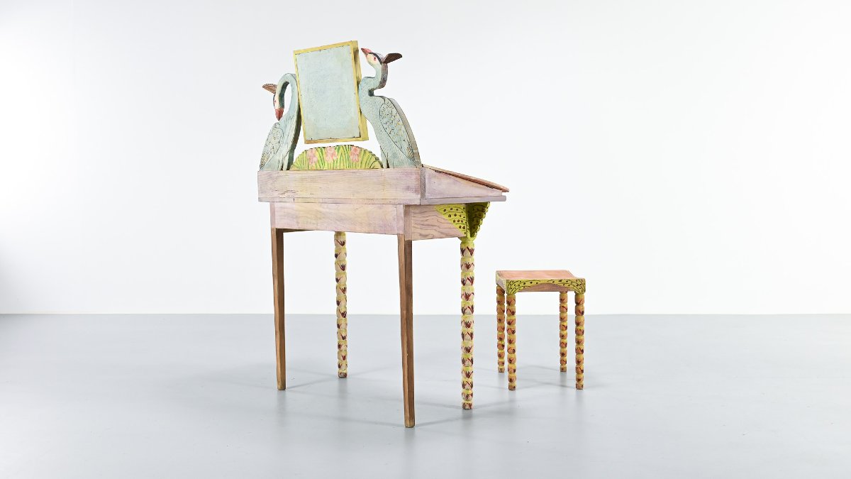 Gérard Rigot, Coiffeuse aux paons. France, 1992-photo-4