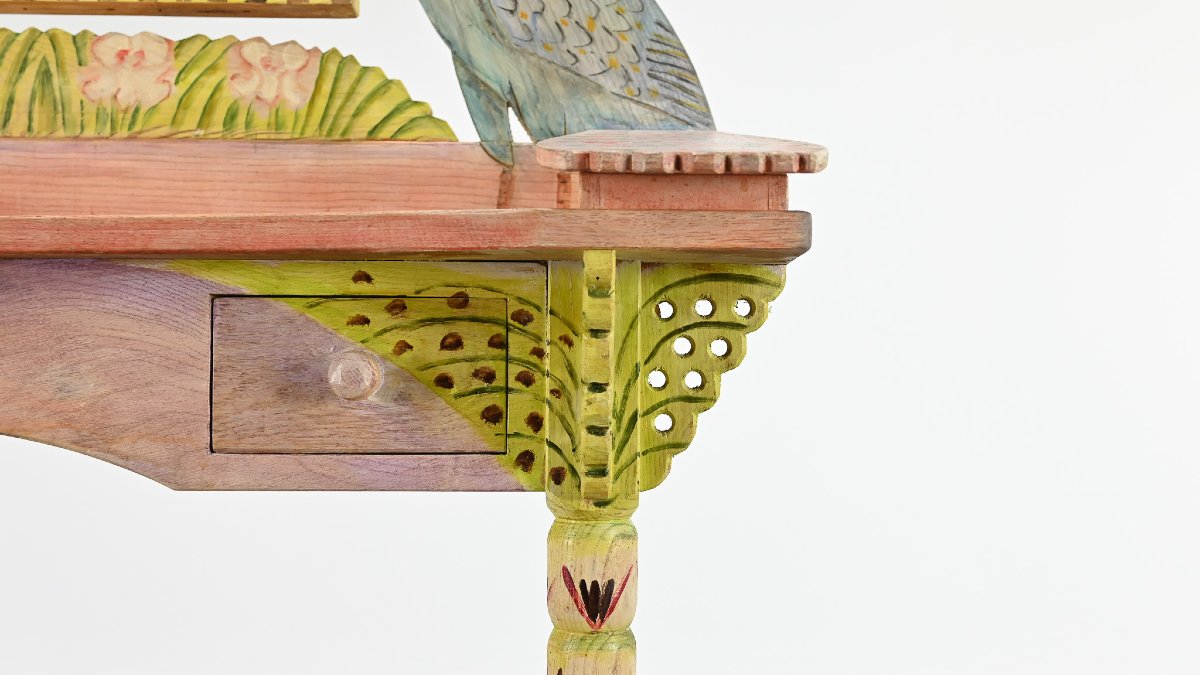 Gérard Rigot, Coiffeuse aux paons. France, 1992-photo-7