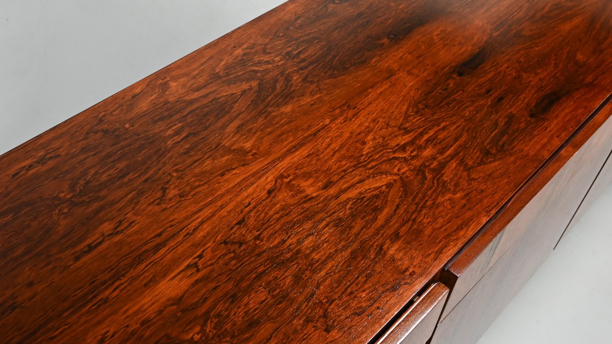 Ib Kofod-larsen, Rosewood Credenza. Denmark, C.1960-photo-3