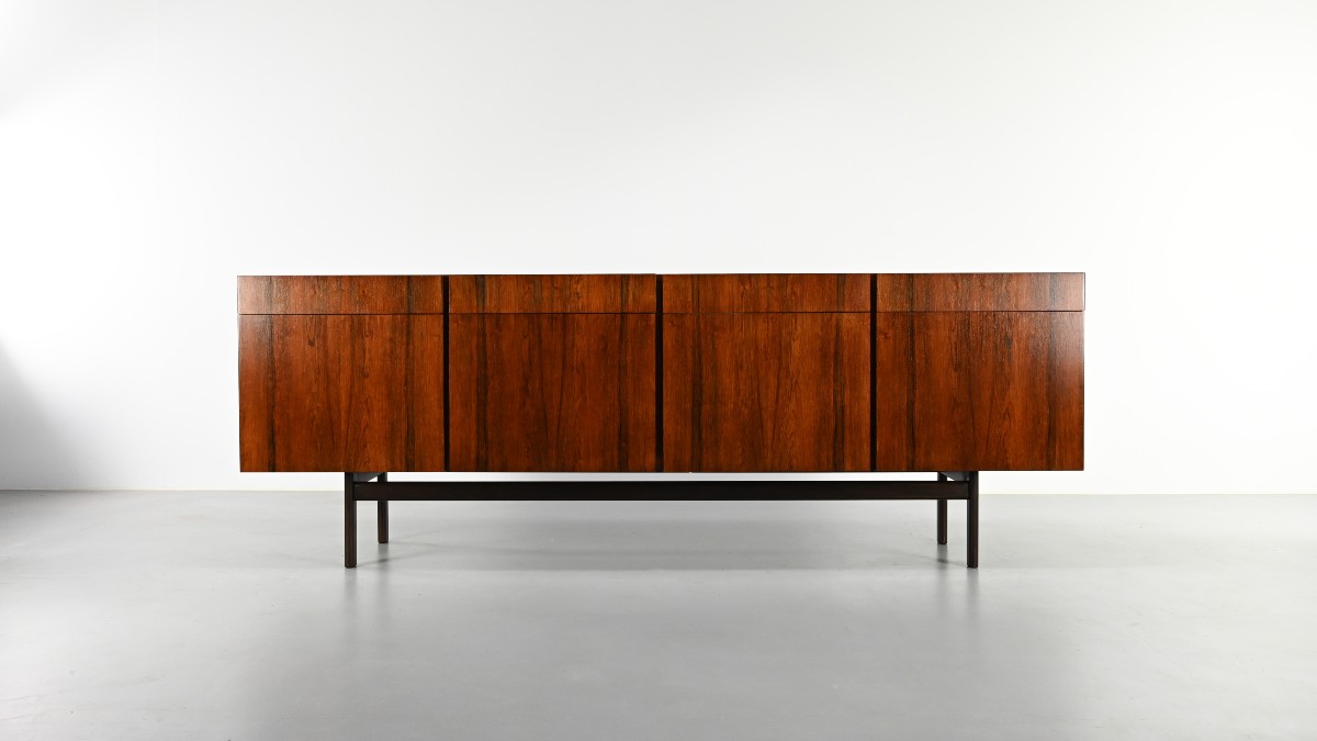Ib Kofod-larsen, Rosewood Credenza. Denmark, C.1960